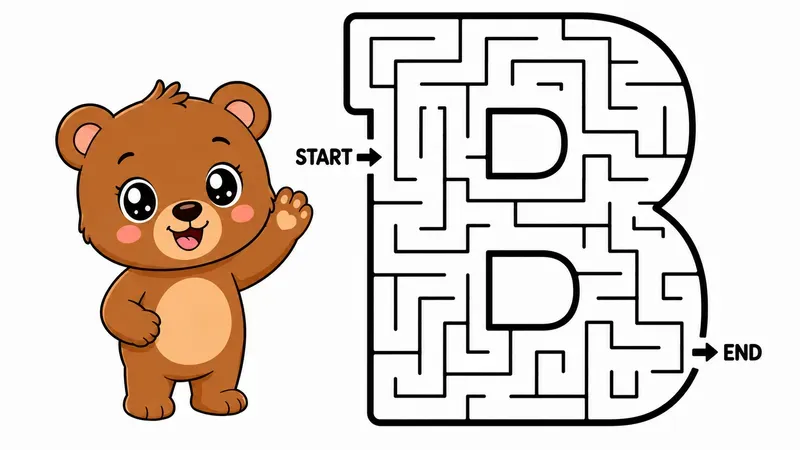 Letter Maze Worksheet Images