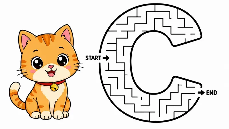 Letter Maze Worksheet Images