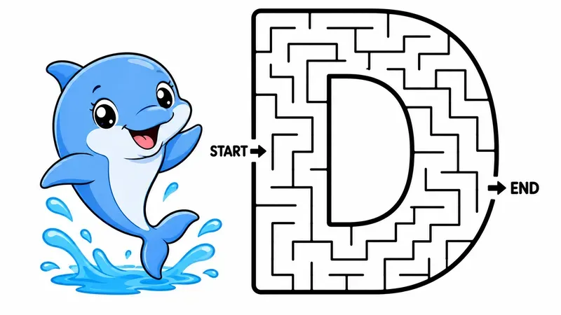 Letter Maze Worksheet Images