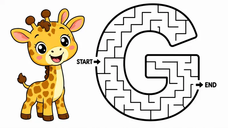 Letter Maze Worksheet Images
