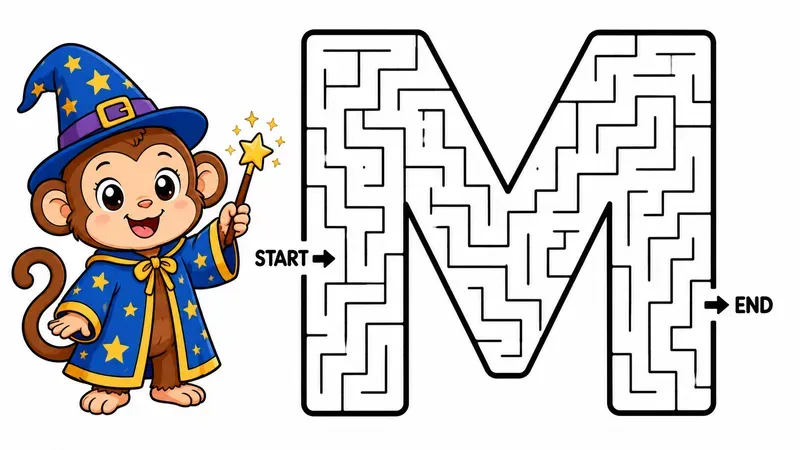 Letter Maze Worksheet Images