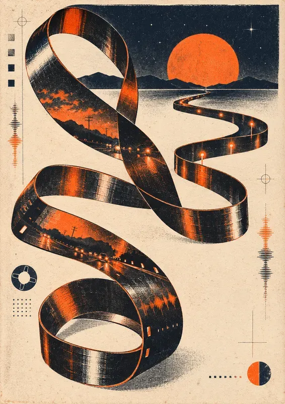 Chromatic Time Echo Posters