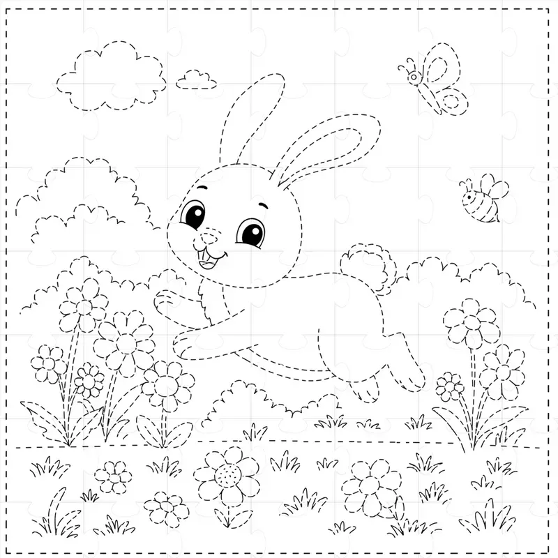 Any Cute Tracing Lines Kid Coloring Books