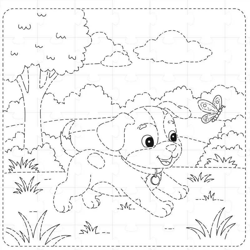 Any Cute Tracing Lines Kid Coloring Books