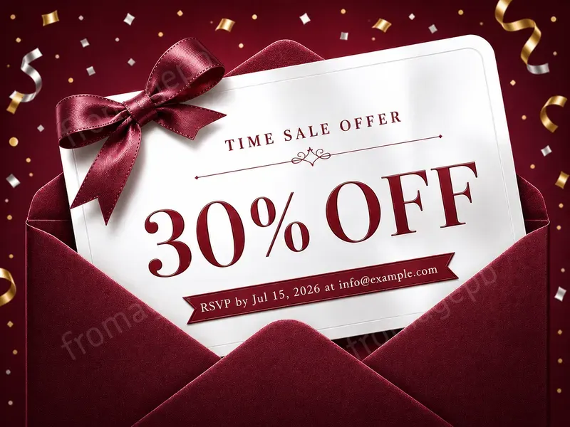 Luxury Gift Coupon Envelope Templates