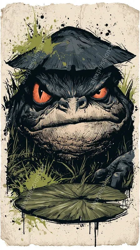 Neo Traditional Yokai Tattoo Art