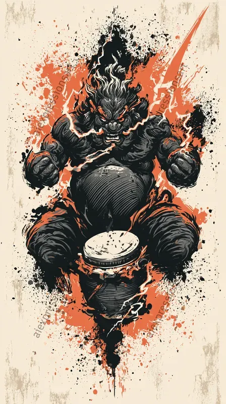 Neo Traditional Yokai Tattoo Art