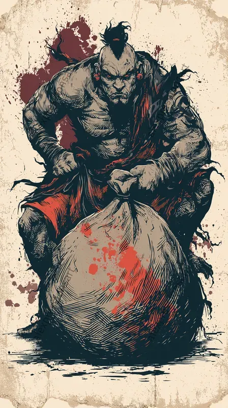 Neo Traditional Yokai Tattoo Art