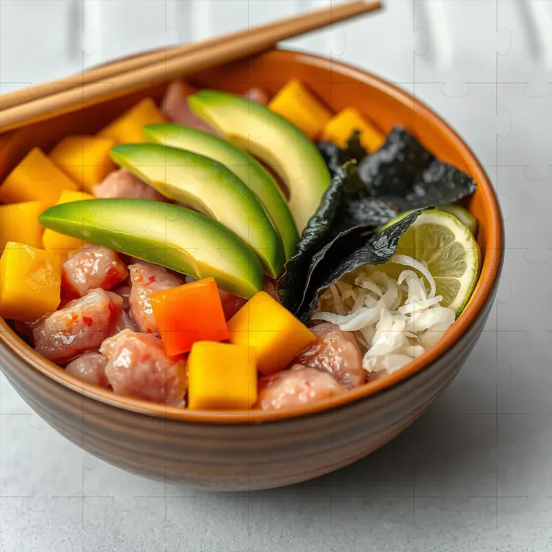 Clean Eating Poke Salad Bowls Commercials