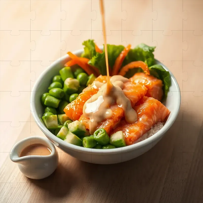 Clean Eating Poke Salad Bowls Commercials
