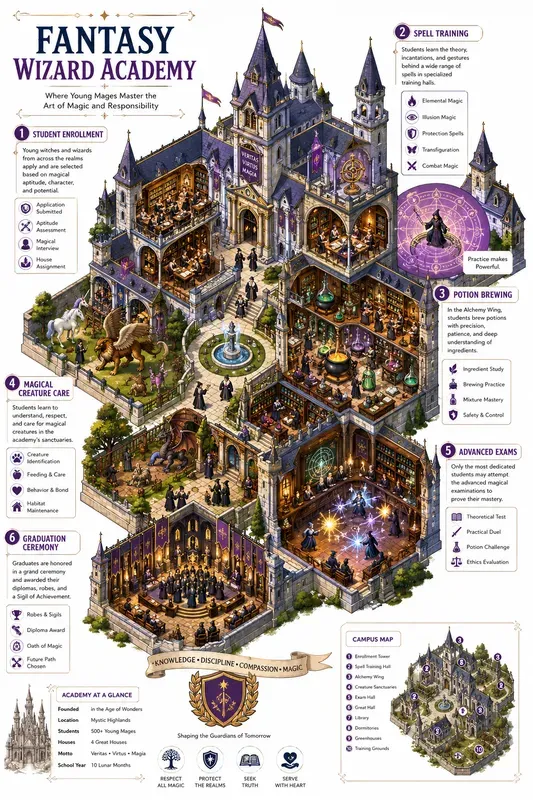 Isometric Process Infographics