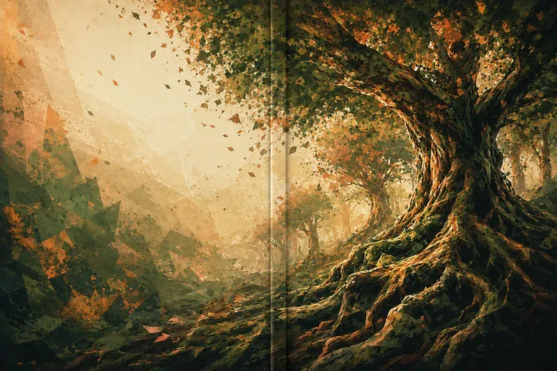Bold Abstract Ya Covers Nature