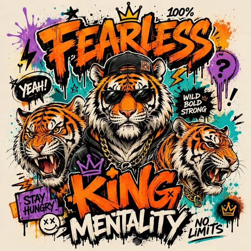 Graffiti Streetart Character Posters