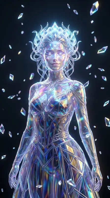 Holographic Fantasy Characters