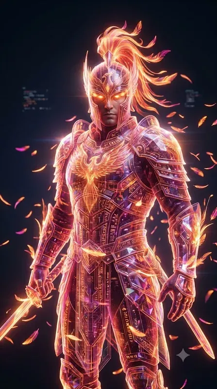 Holographic Fantasy Characters