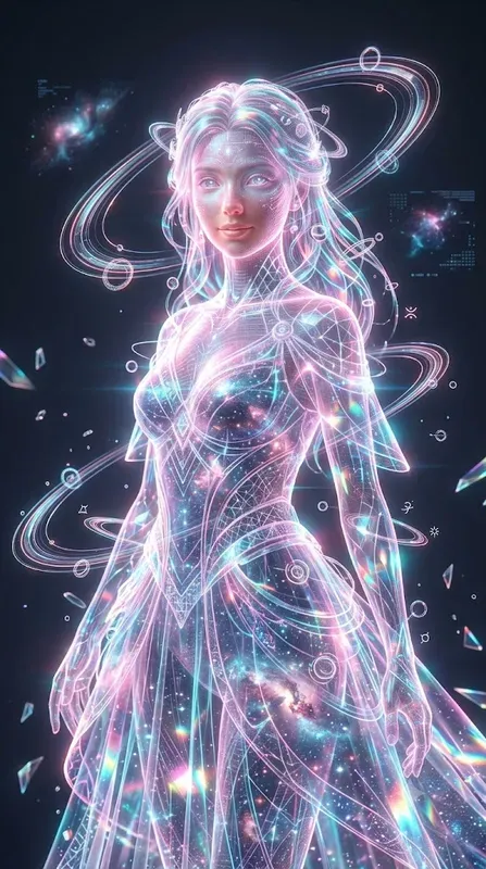 Holographic Fantasy Characters