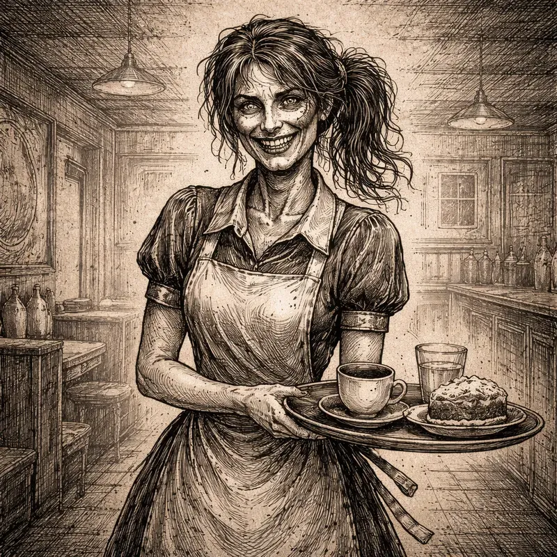 Distorted Grin Character Art Generator