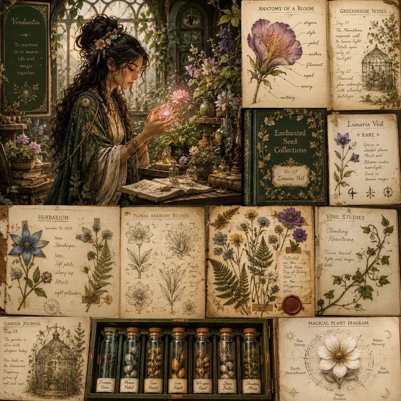 Vintage Fantasy Collage Art