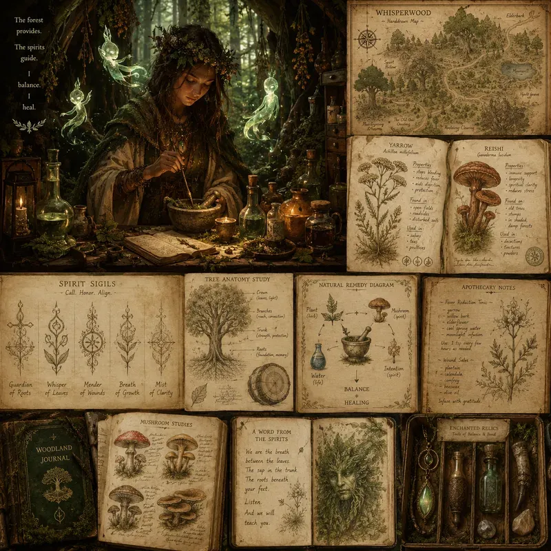 Vintage Fantasy Collage Art