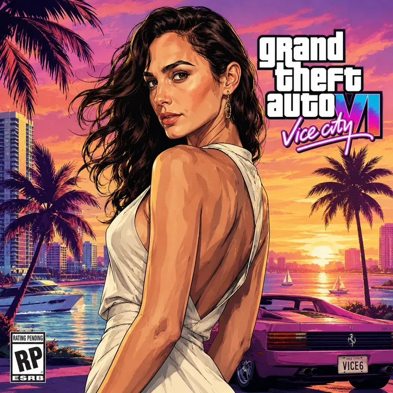 Gta 6 Celebrity Posters Iconic Characters