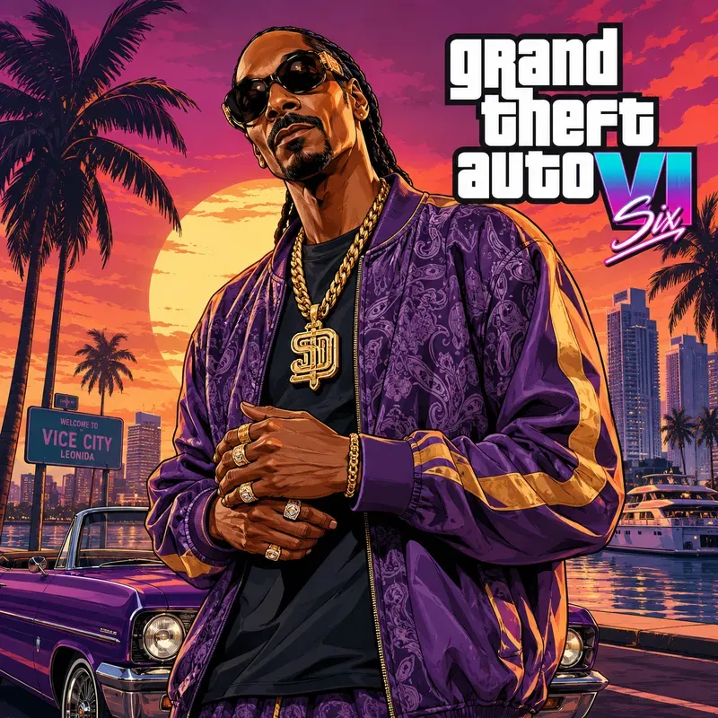 Gta 6 Celebrity Posters Iconic Characters