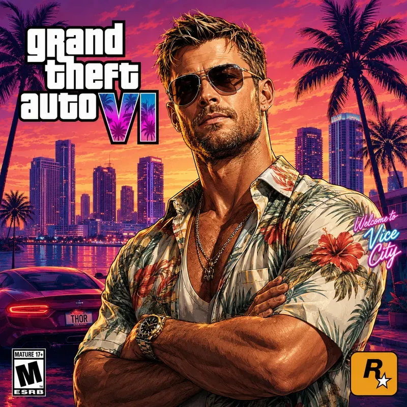 Gta 6 Celebrity Posters Iconic Characters