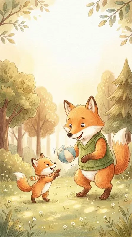 Fathers Day Cute Animal Cards