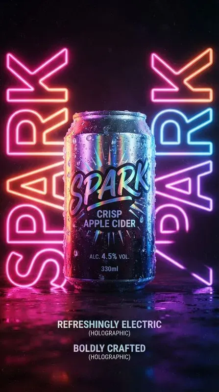 Neon Illuminated Typography Product Posts