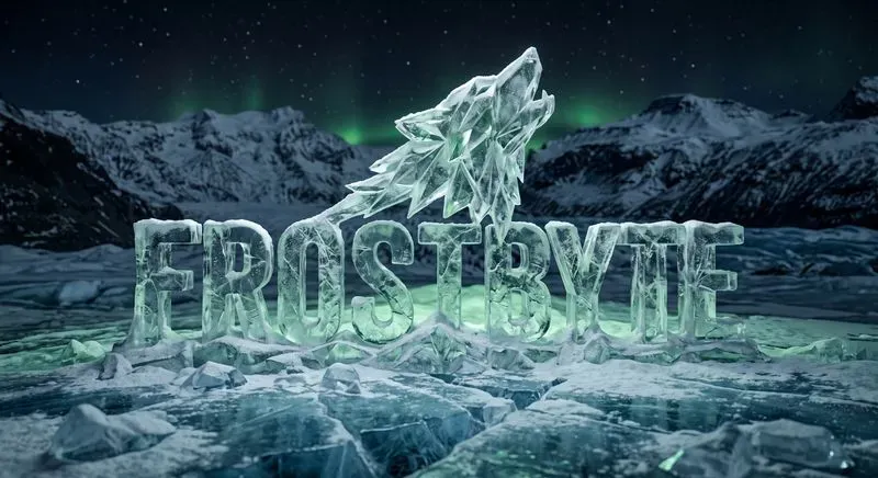 3D Ice Glacier Logo Makers