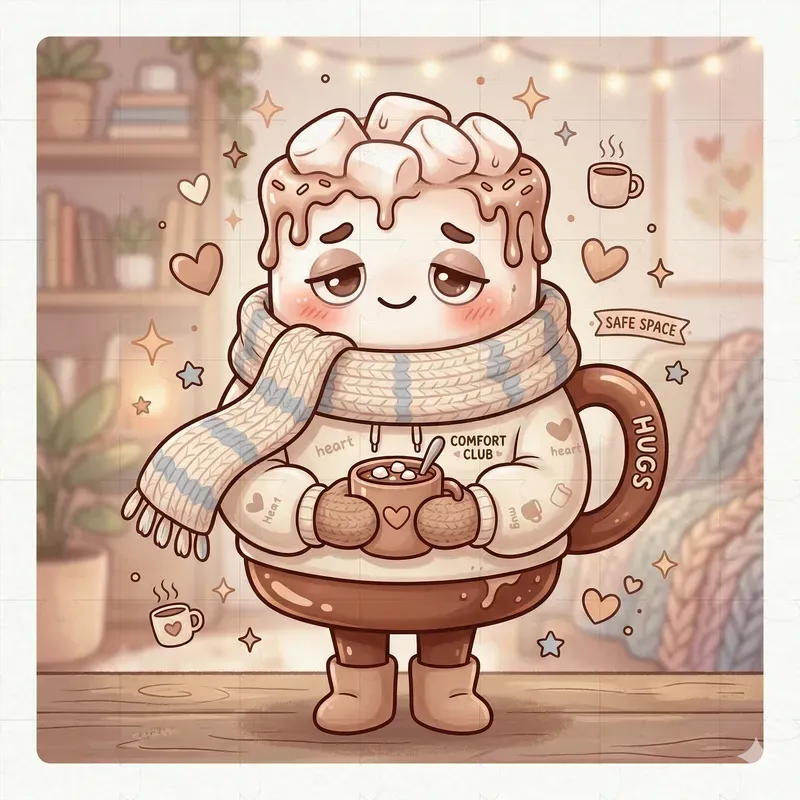 Kawaii Humanoid Drink Characters