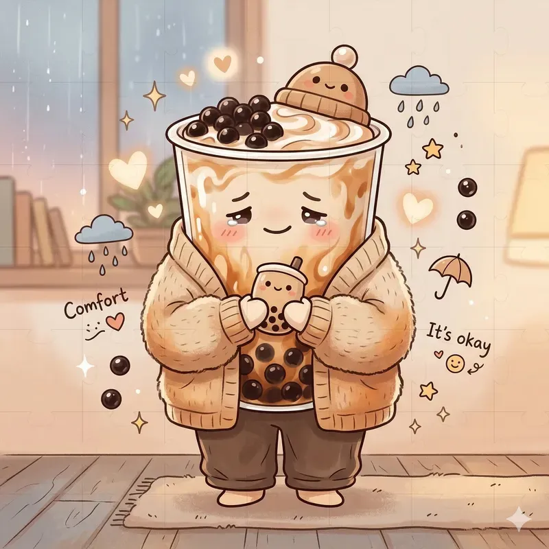 Kawaii Humanoid Drink Characters