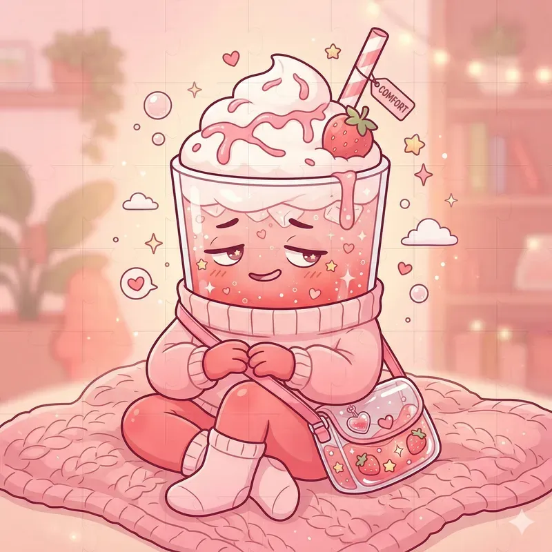 Kawaii Humanoid Drink Characters