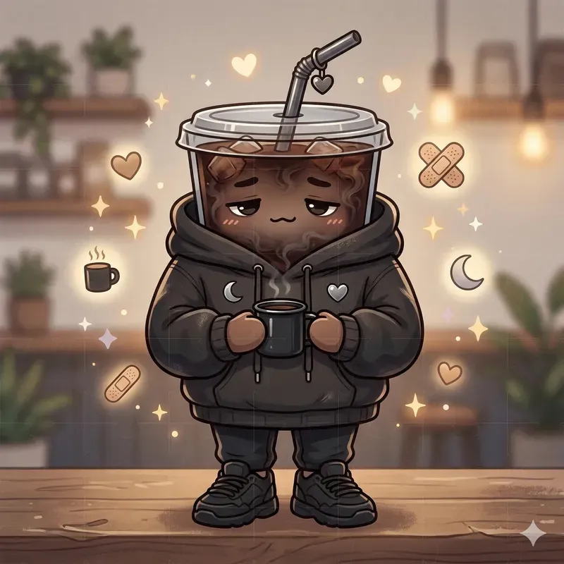 Kawaii Humanoid Drink Characters