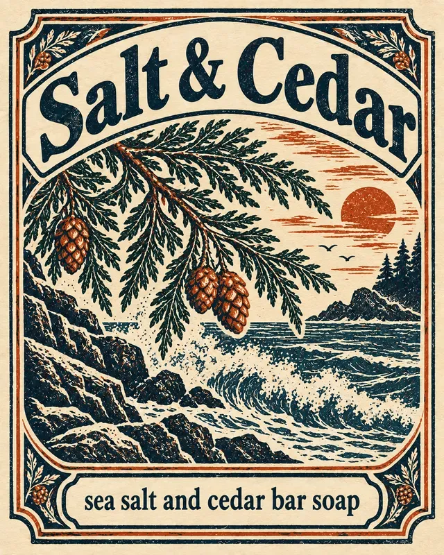 Smallbatch Product Label Art Makers