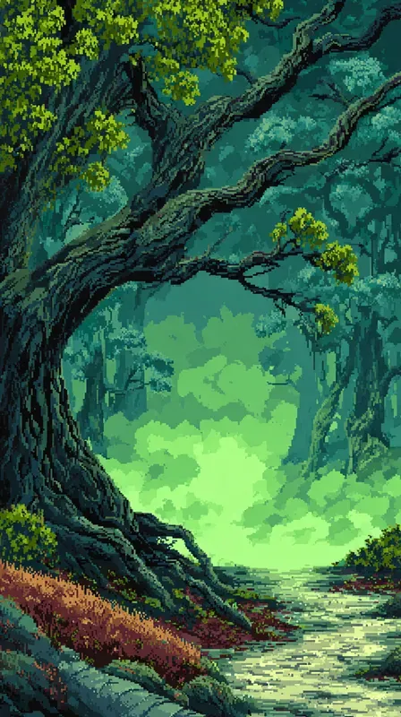 8bit Fantasy Realm Backgrounds