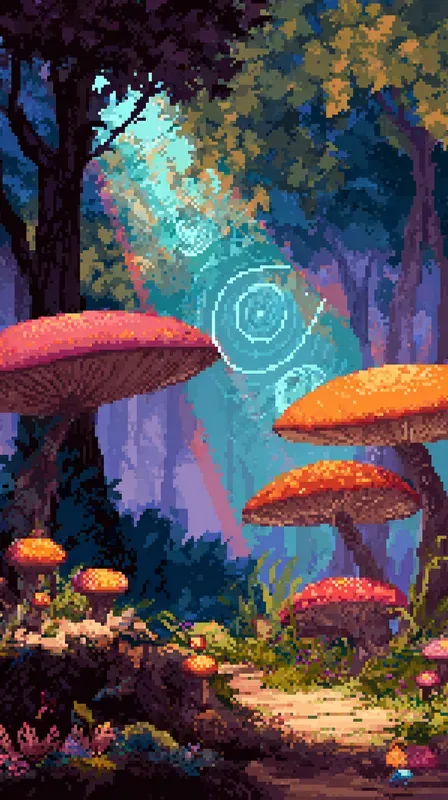 8bit Fantasy Realm Backgrounds