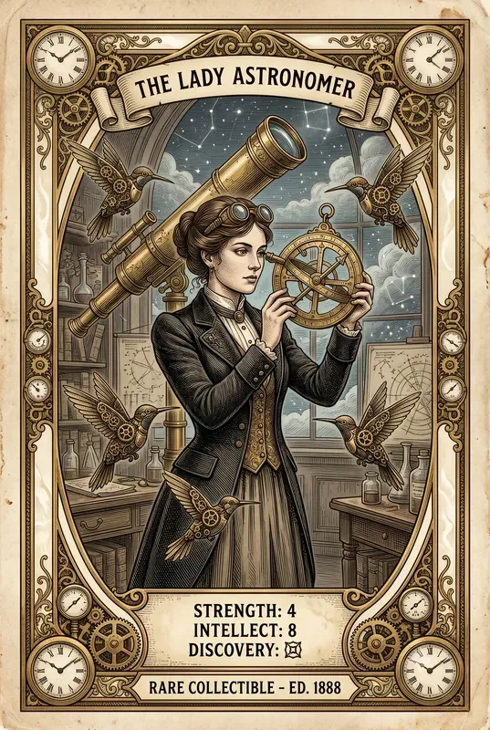 Steampunk Trading Cards
