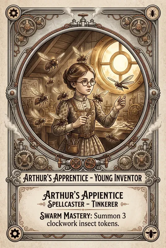 Steampunk Trading Cards