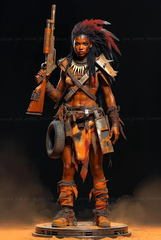 Postapocalypse Wasteland Huntresses
