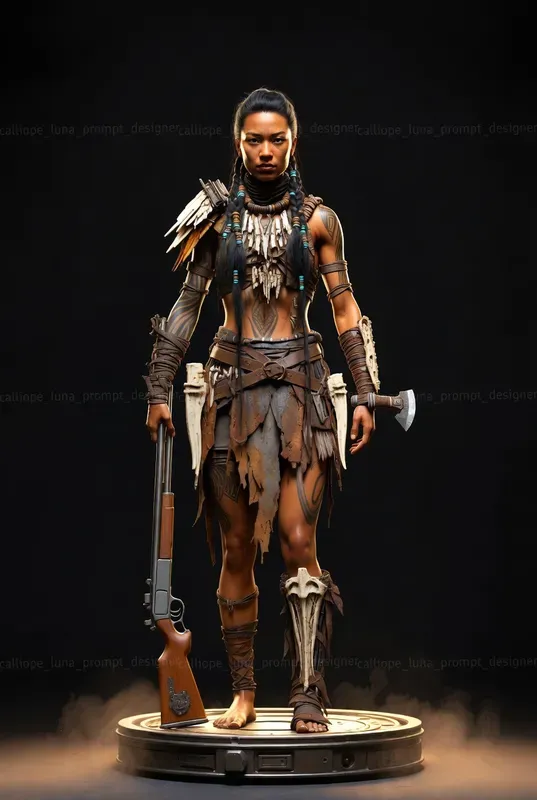 Postapocalypse Wasteland Huntresses