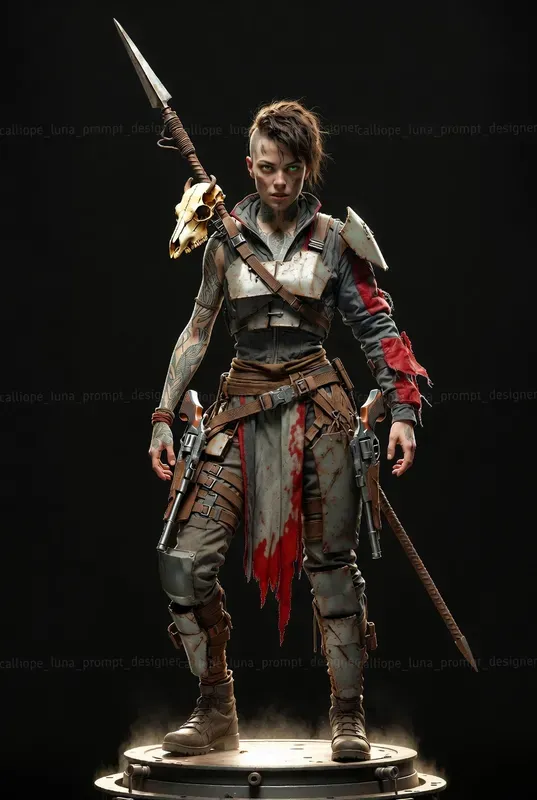 Postapocalypse Wasteland Huntresses
