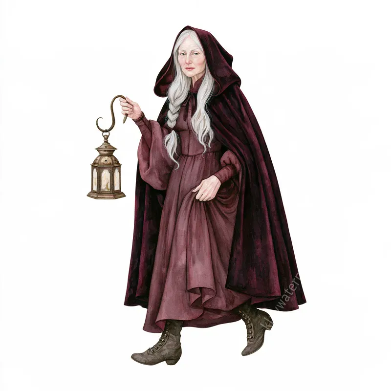 Gothic Enchantment Watercolor Cliparts