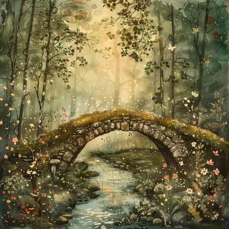Enchanted Cottagecore Fairy Tale Art