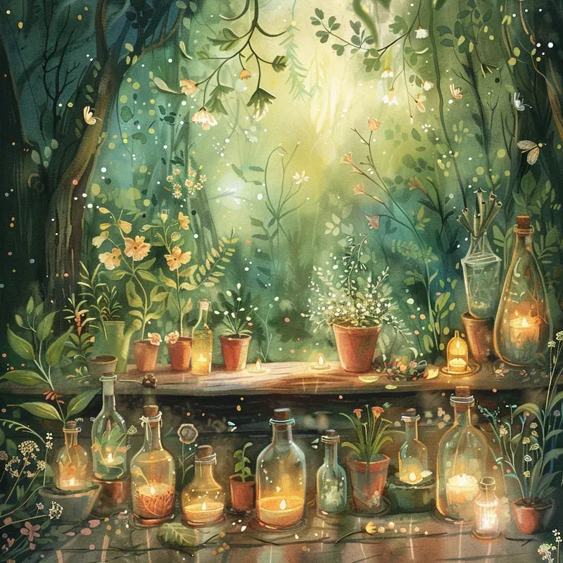 Enchanted Cottagecore Fairy Tale Art