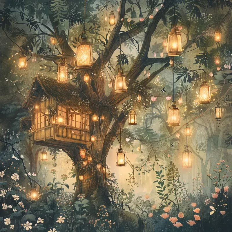 Enchanted Cottagecore Fairy Tale Art