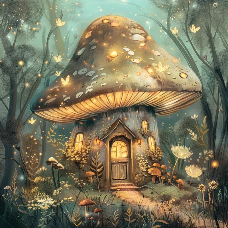 Enchanted Cottagecore Fairy Tale Art