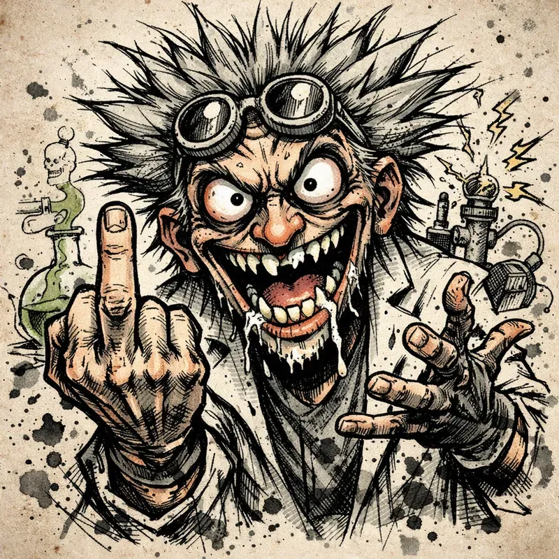 Chaotic Cartoon Characters