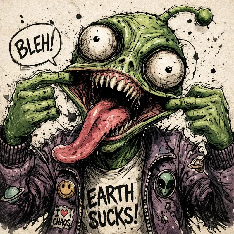 Chaotic Cartoon Characters