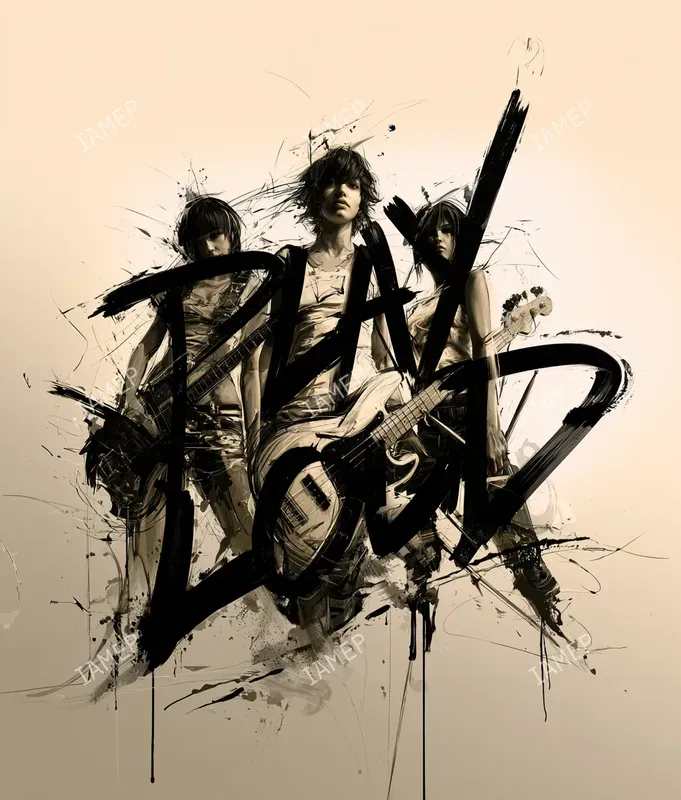 Graffiti Ink Character Posters