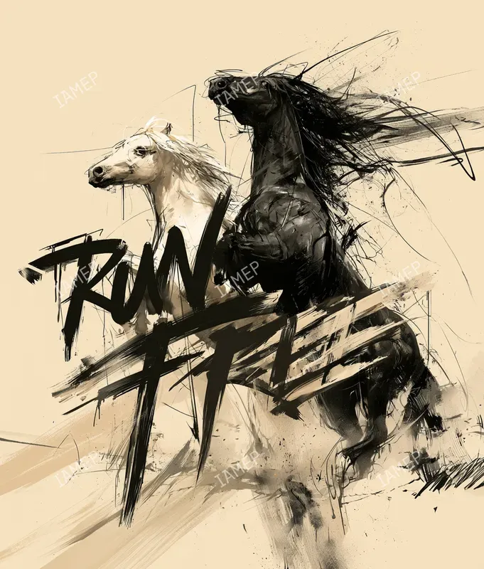 Graffiti Ink Character Posters